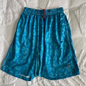 Mens NIKE Jordan Dri-Fit Blue Basketball Shorts Pockets - Size L - 547678-456